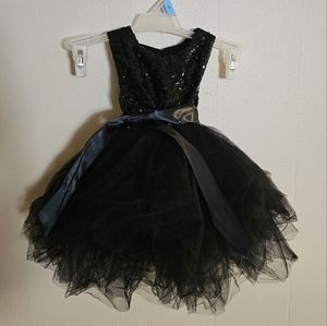 Sparkly Baby 12 Months (Size 80) Black Tutu Dress NWOT